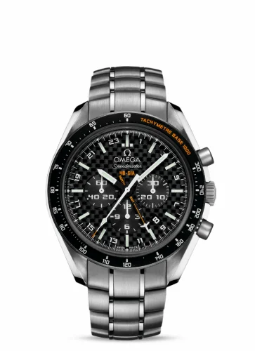 Omega Speedmaster HB-SIA Co-Axial GMT Titanium / Black Carbon / Bracelet 321.90.44.52.01.001 (32190445201001)